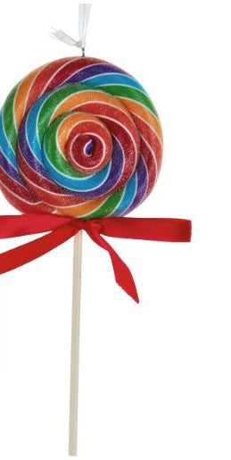 6" Swirl Lollipop Ornaments - Michelle's aDOORable Creations - Holiday Ornaments