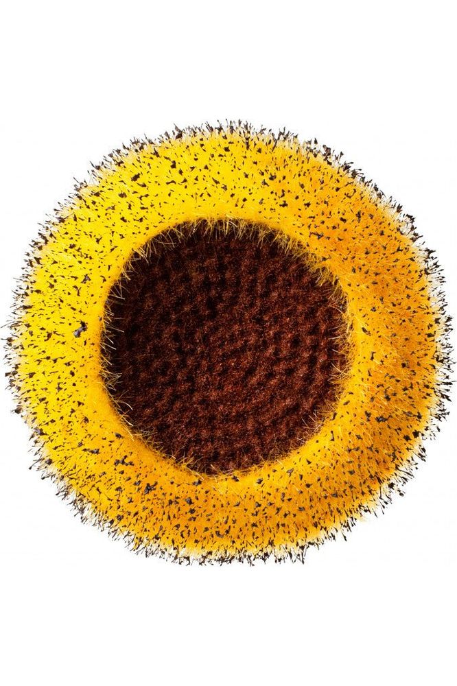 Shop For 6.25" Flower Head Center: Yellow/Brown at Michelle's aDOORable Creations