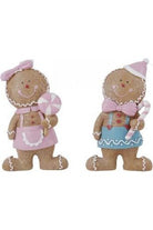 6.5" Resin Gingerbread Ornament: Pastel - Michelle's aDOORable Creations - Holiday Ornaments