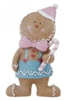 6.5" Resin Gingerbread Ornament: Pastel - Michelle's aDOORable Creations - Holiday Ornaments