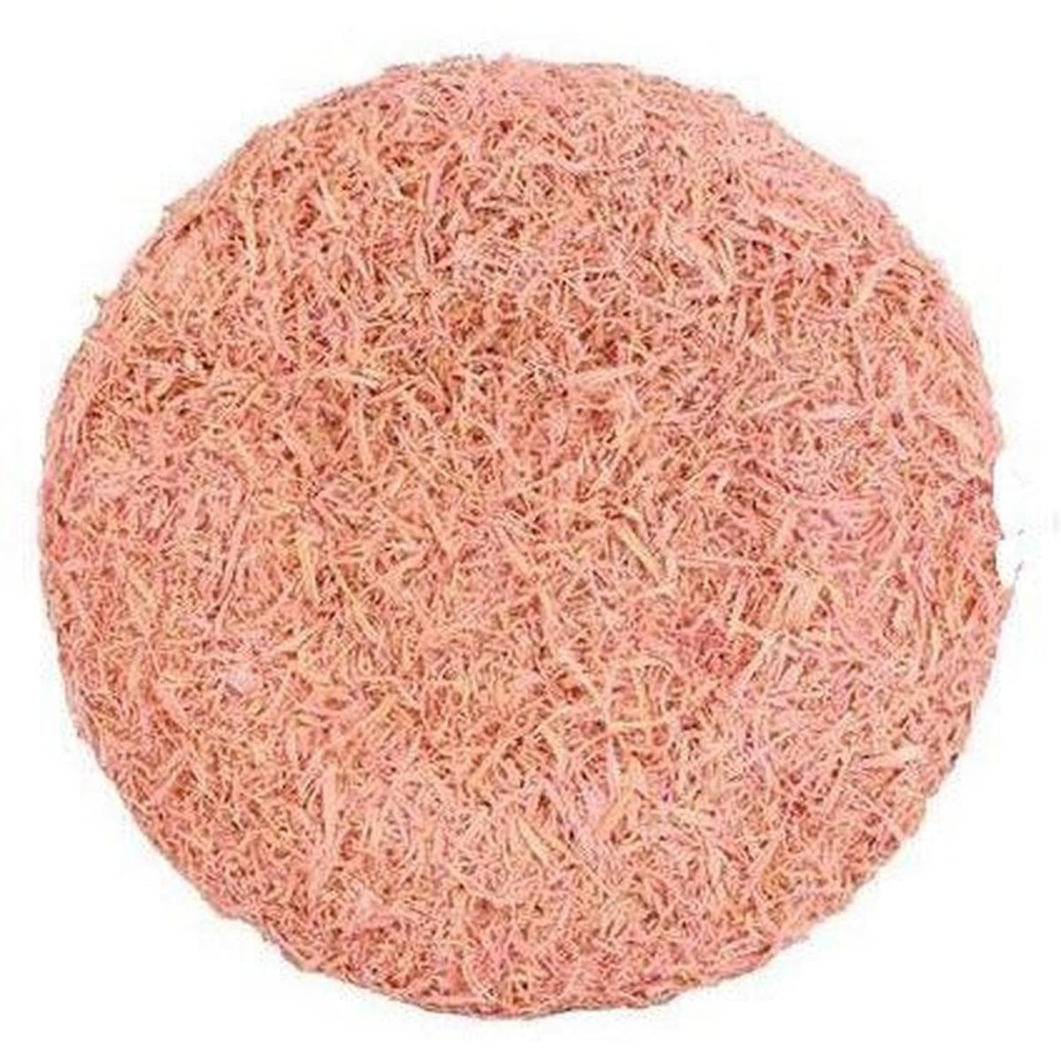 7" Flower Center: Pink