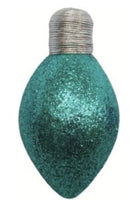 Shop For 7" Glitter Lightbulb Ornament MTX70543TEAL