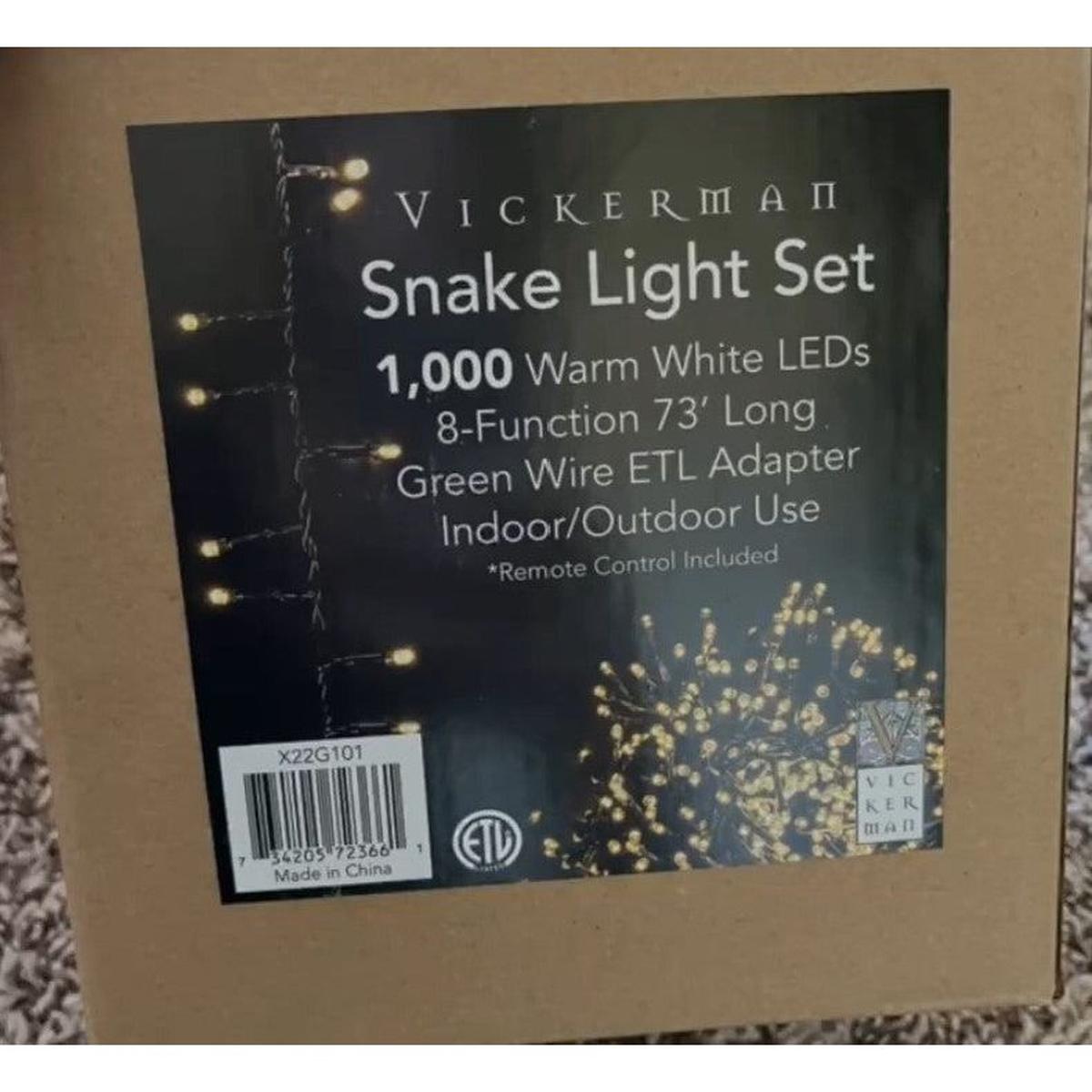 Shop For 73' Green Wire Snake Lights: Mulit Color Lights at Michelle's aDOORable Creations