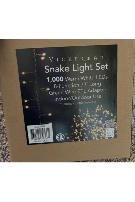 73' Green Wire Snake Lights: Mulit Color Lights - Michelle's aDOORable Creations - Christmas Decor