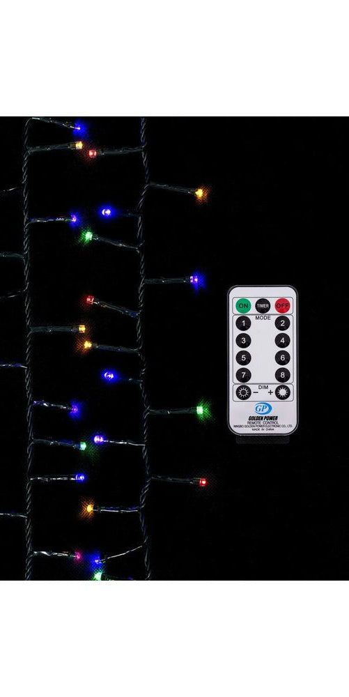 73' Green Wire Snake Lights: Mulit Color Lights - Michelle's aDOORable Creations - Christmas Decor