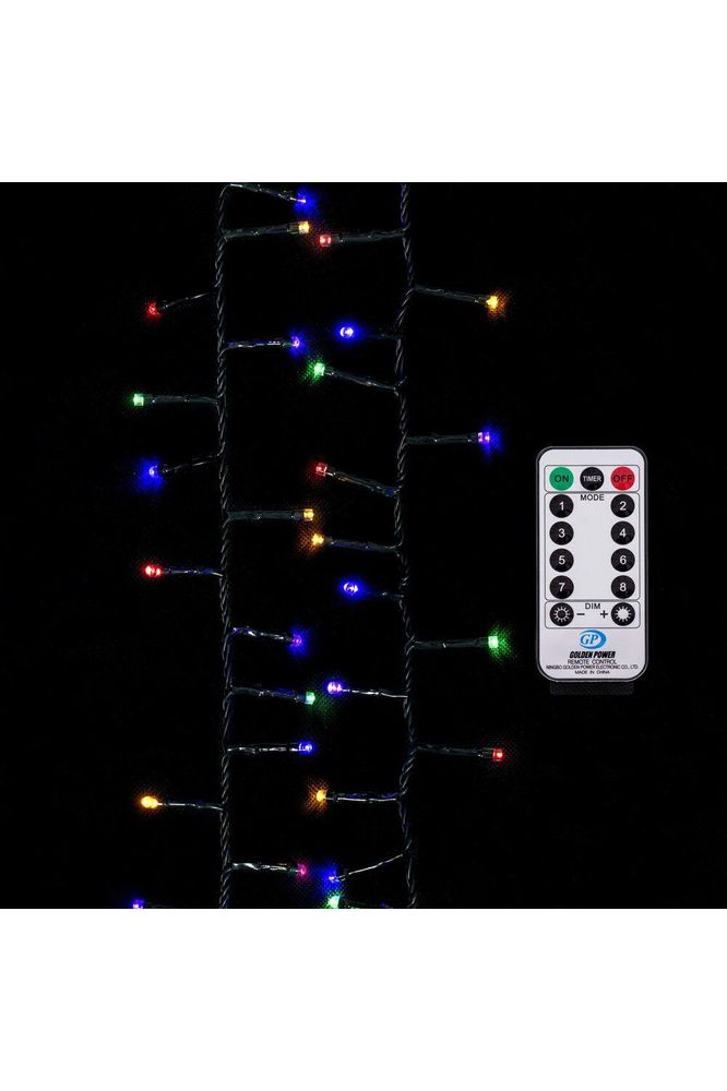 73' Green Wire Snake Lights: Mulit Color Lights - Michelle's aDOORable Creations - Christmas Decor