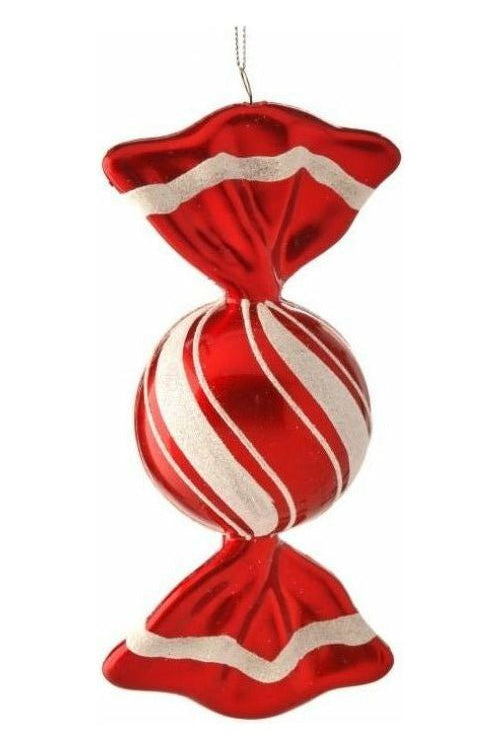 Shop For 7.5" Peppermint Candy Round Twist Ornament MTX67382RDWH