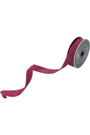 Shop For .75" Velvet Luster Ribbon: Hot Pink (10 Yards) RV000-15