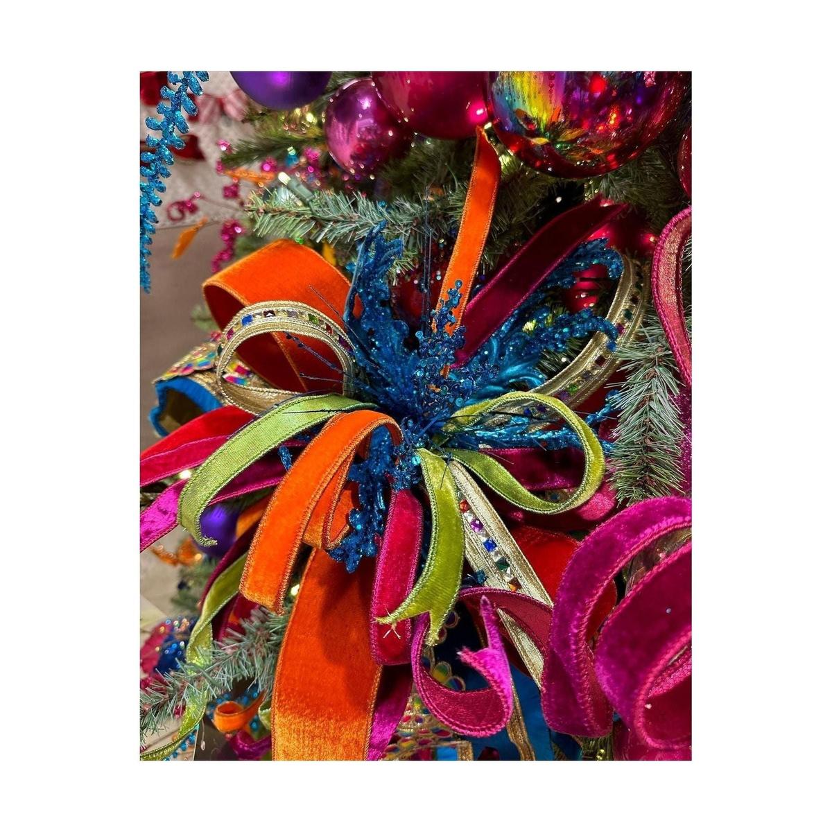 Shop For .75" Velvet Luster Ribbon: Hot Pink (10 Yards) at Michelle's aDOORable Creations