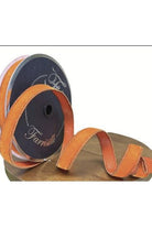 Shop For .75" Velvet Luster Ribbon: Orange (10 Yards) RV000-52
