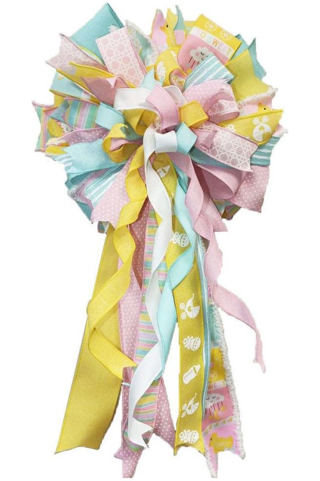 7/8" Diagonal Weave Ribbon: Ice Blue (10 Yard) - Michelle's aDOORable Creations - Wired Edge Ribbon