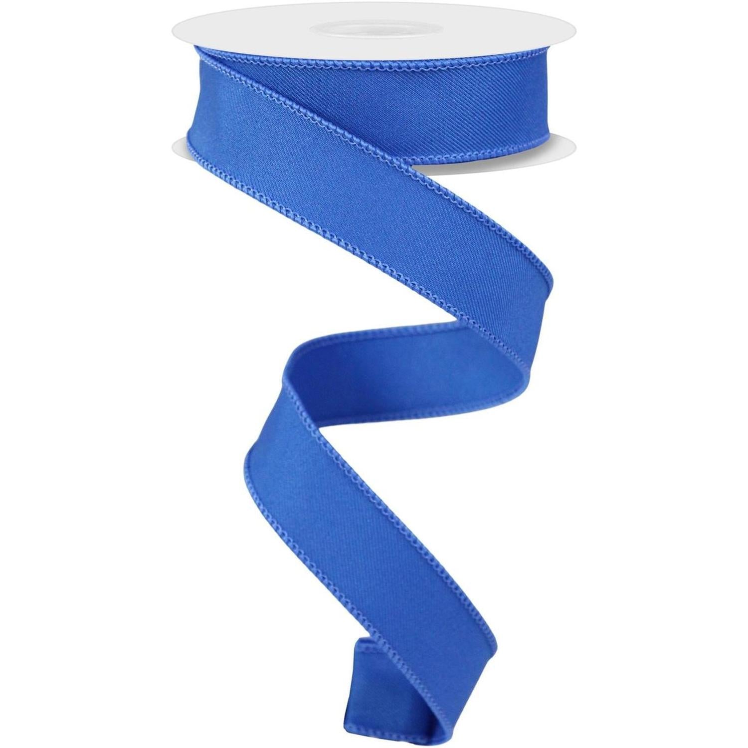 Shop For 7/8" Diagonal Weave Ribbon: Royal Blue (10 Yards) at Michelle's aDOORable Creations