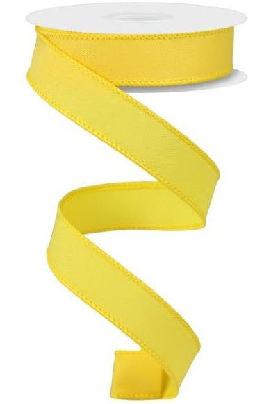 Shop For 7/8" Diagonal Weave Ribbon: Yellow (10 Yards) RGE720229