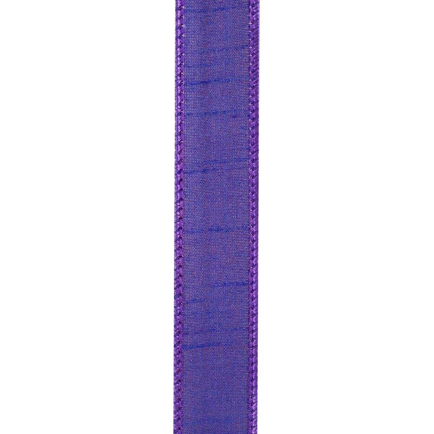 Shop For 7/8" Dupioni Ribbon: Purple (10 Yards) at Michelle's aDOORable Creations