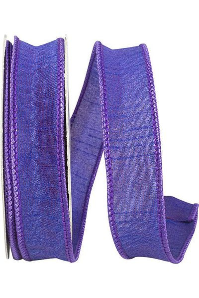 Shop For 7/8" Dupioni Ribbon: Purple (10 Yards) 94130W-064-05F