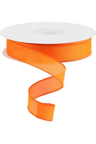 Shop For 7/8" Faux Burlap Ribbon: Orange (25 Yards) RC500520