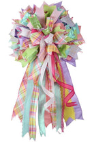 7/8" Faux Burlap Ribbon: White (25 Yards) - Michelle's aDOORable Creations - Wired Edge Ribbon
