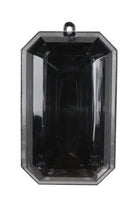 8" Acrylic Rectangle Jewel Ornament: Black - Michelle's aDOORable Creations - Holiday Ornaments