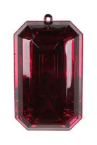 Shop For 8" Acrylic Rectangle Jewel Ornament: Burgundy at Michelle's aDOORable Creations