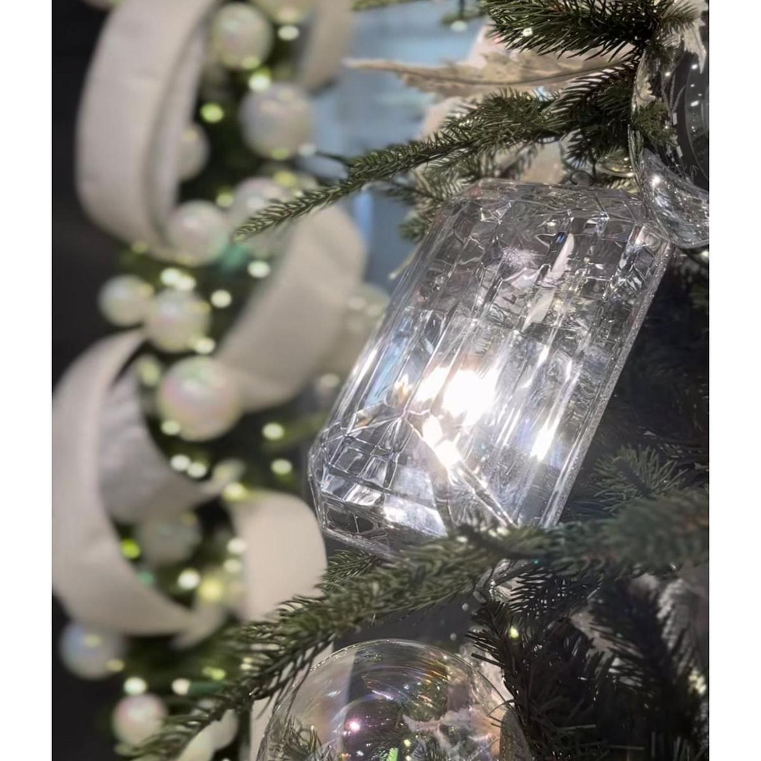 Shop For 8" Acrylic Rectangle Jewel Ornament: Clear at Michelle's aDOORable Creations