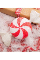 Shop For 8" Acrylic Wrapped Peppermint Candy Ornament MTX67923RDWH