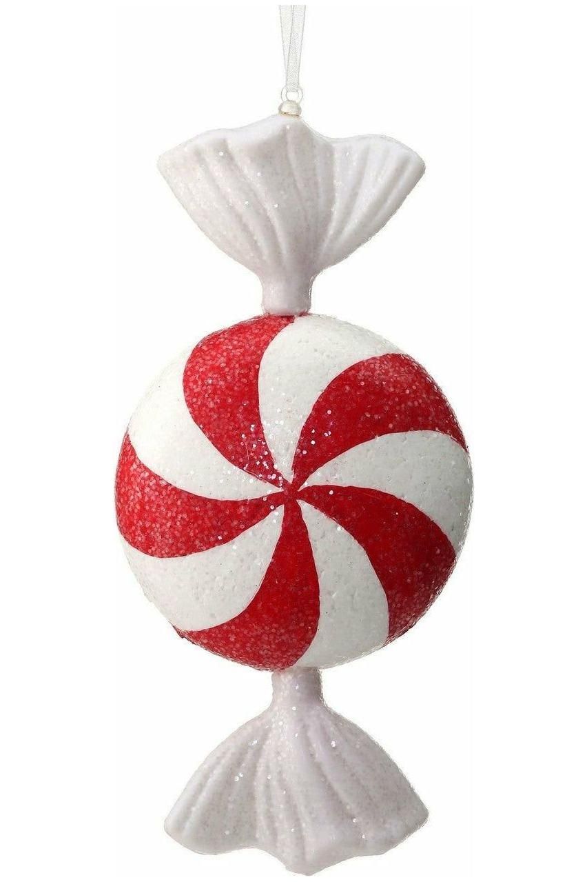 Shop For 8" Acrylic Wrapped Peppermint Candy Ornament at Michelle's aDOORable Creations