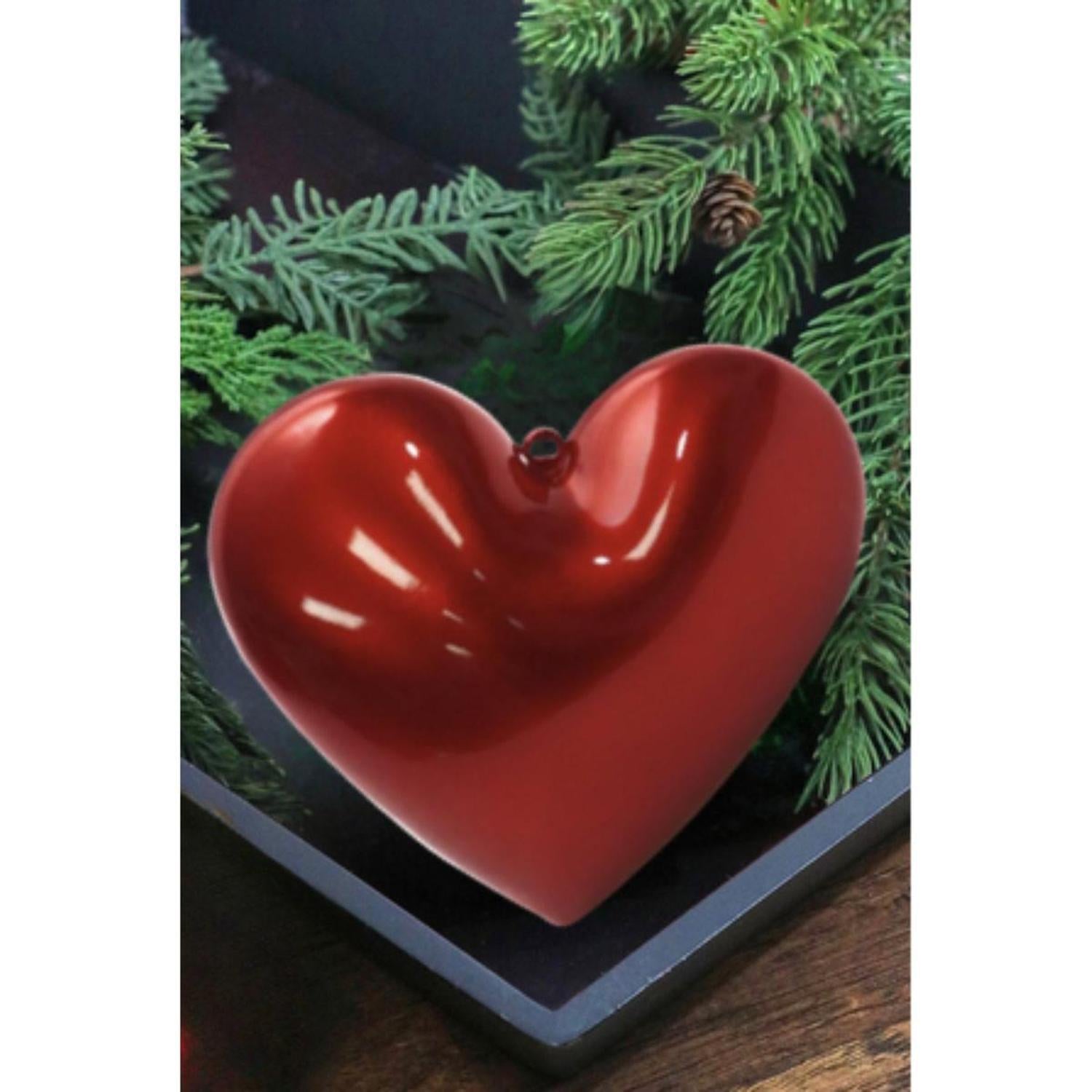 8" Candy Apple Heart