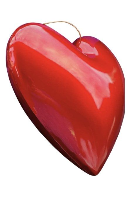 Shop For 8" Candy Apple Heart at Michelle's aDOORable Creations