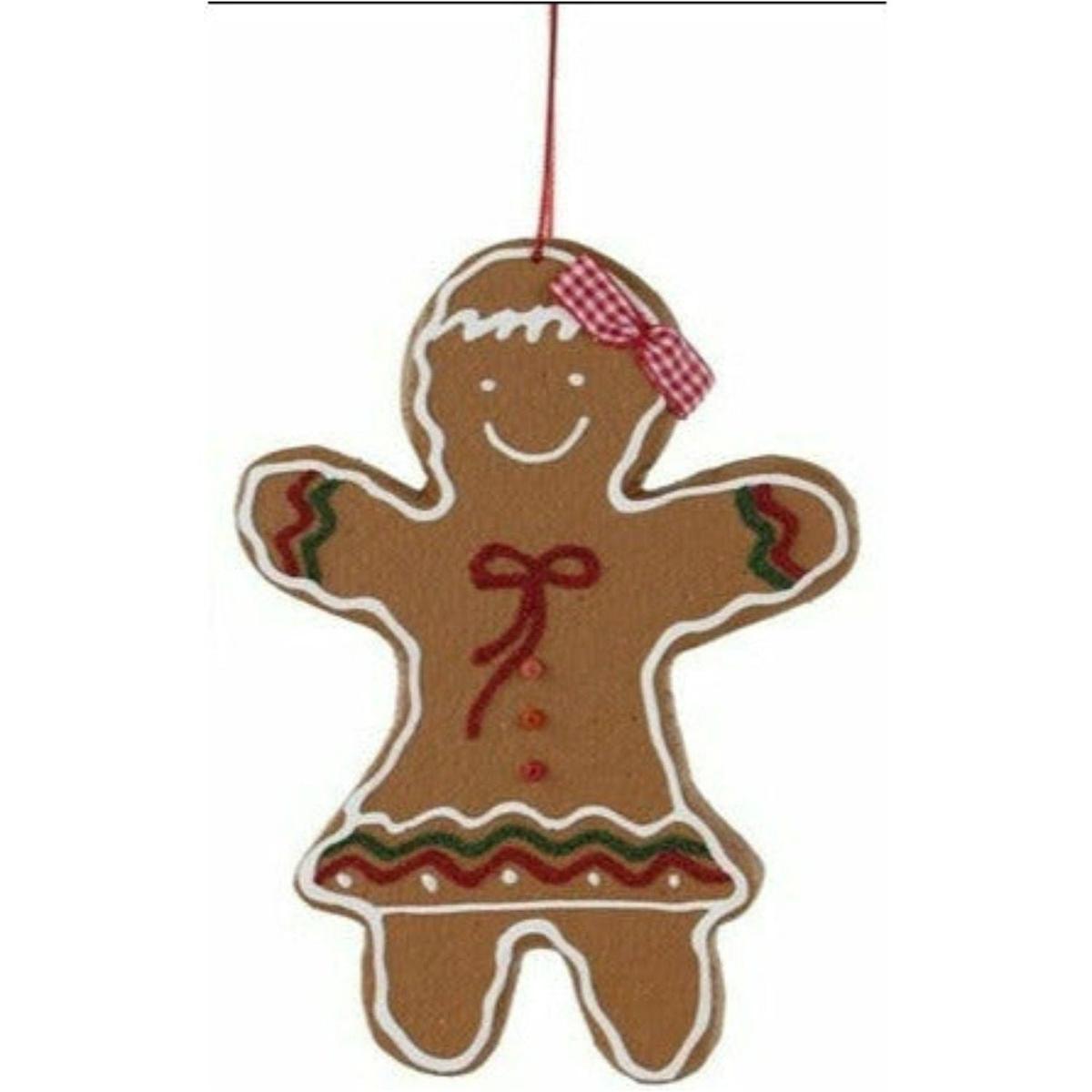 Shop For 8" Gingerbread Ornament at Michelle's aDOORable Creations