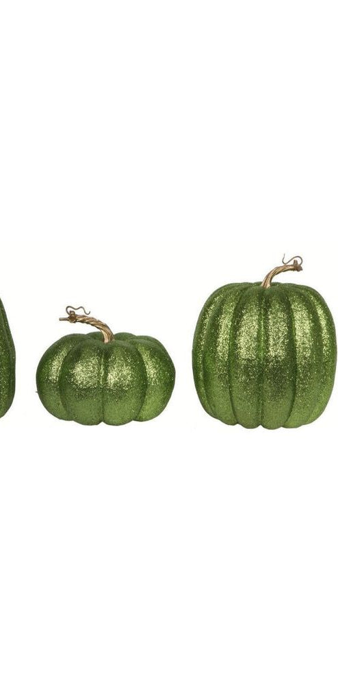 8" Lime Pumpkins (Set of 3) - Michelle's aDOORable Creations - Pumpkin