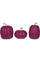 Shop For 8" Pink Pumpkins (Set of 3) MC225779