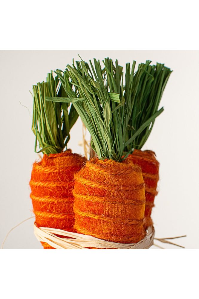 8" Velvet Carrot Bundle: Orange - Michelle's aDOORable Creations - Wreath Enhancement