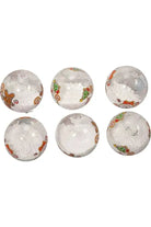 80MM Gingerbread, Snowman and Santa Glass Ball Ornaments - Michelle's aDOORable Creations - Holiday Ornaments