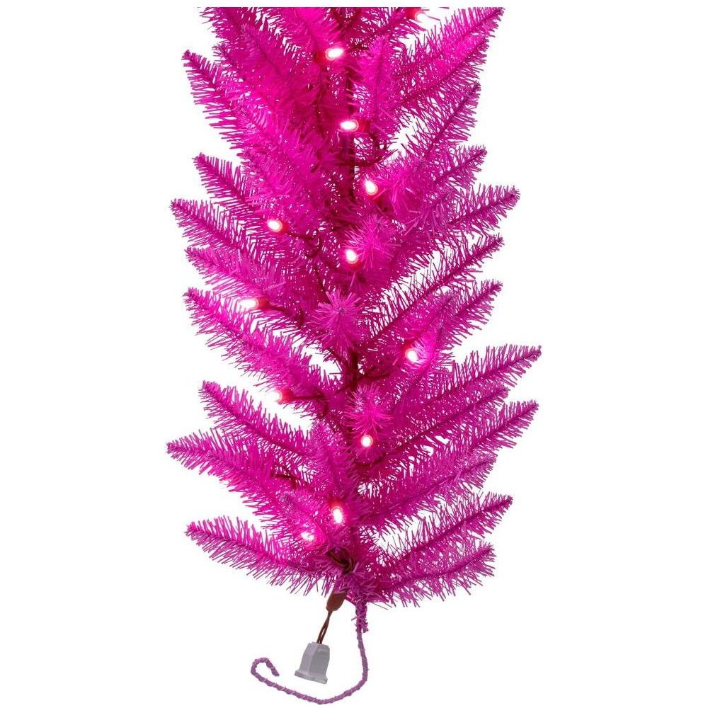 Shop For 9' Hot Pink Artificial Pre - Lit Garland at Michelle's aDOORable Creations