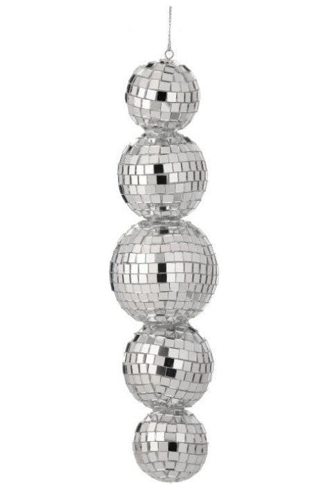 Shop For 9" Multi Mirror Ball Ornament: Silver MTX74024SILV