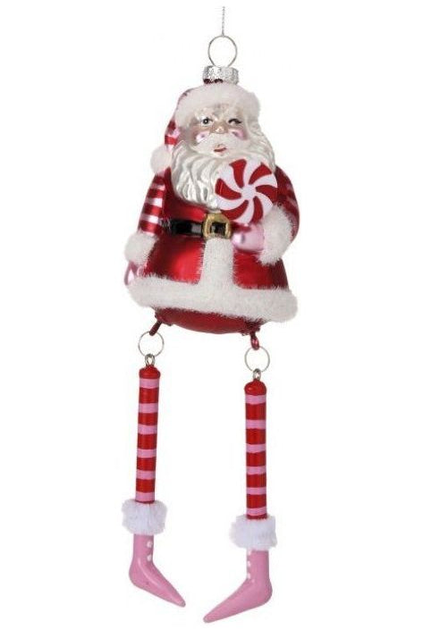 Shop For 9" Santa With Dangling Legs Ornament MTX73911RDPI