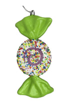 9" Sprinkle Candy Ornament: Green - Michelle's aDOORable Creations - Sprays and Picks