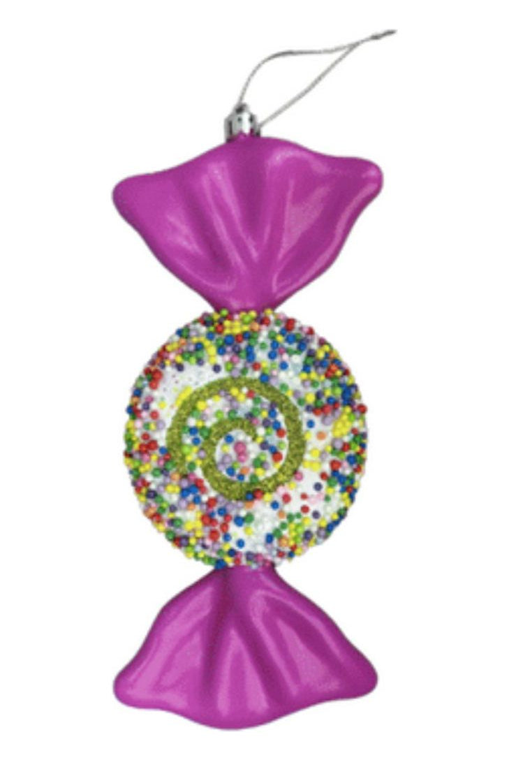 Shop For 9" Sprinkle Candy Ornament: Pink 85970PK