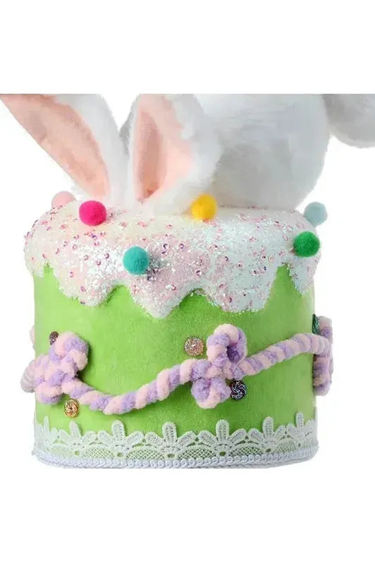 Shop For 9.5" Furry Bottom Cake Bunny at Michelle's aDOORable Creations