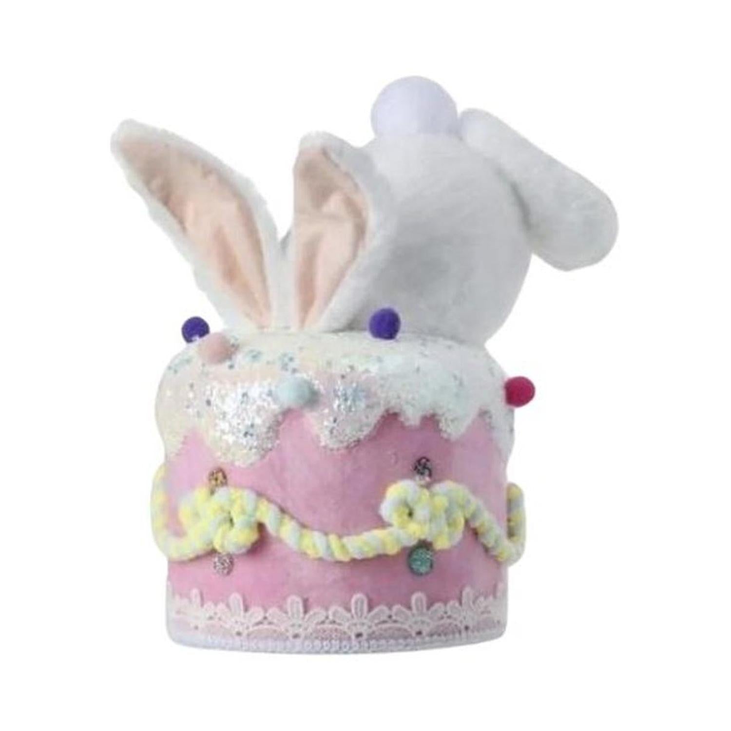 Shop For 9.5" Furry Bottom Cake Bunny at Michelle's aDOORable Creations