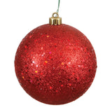 4.75" Red Ornament Ball: Sequin