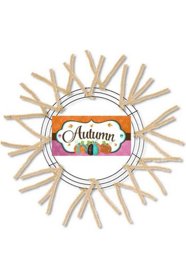 Shop For Autumn Pumpkins Sign - Wreath Enhancement