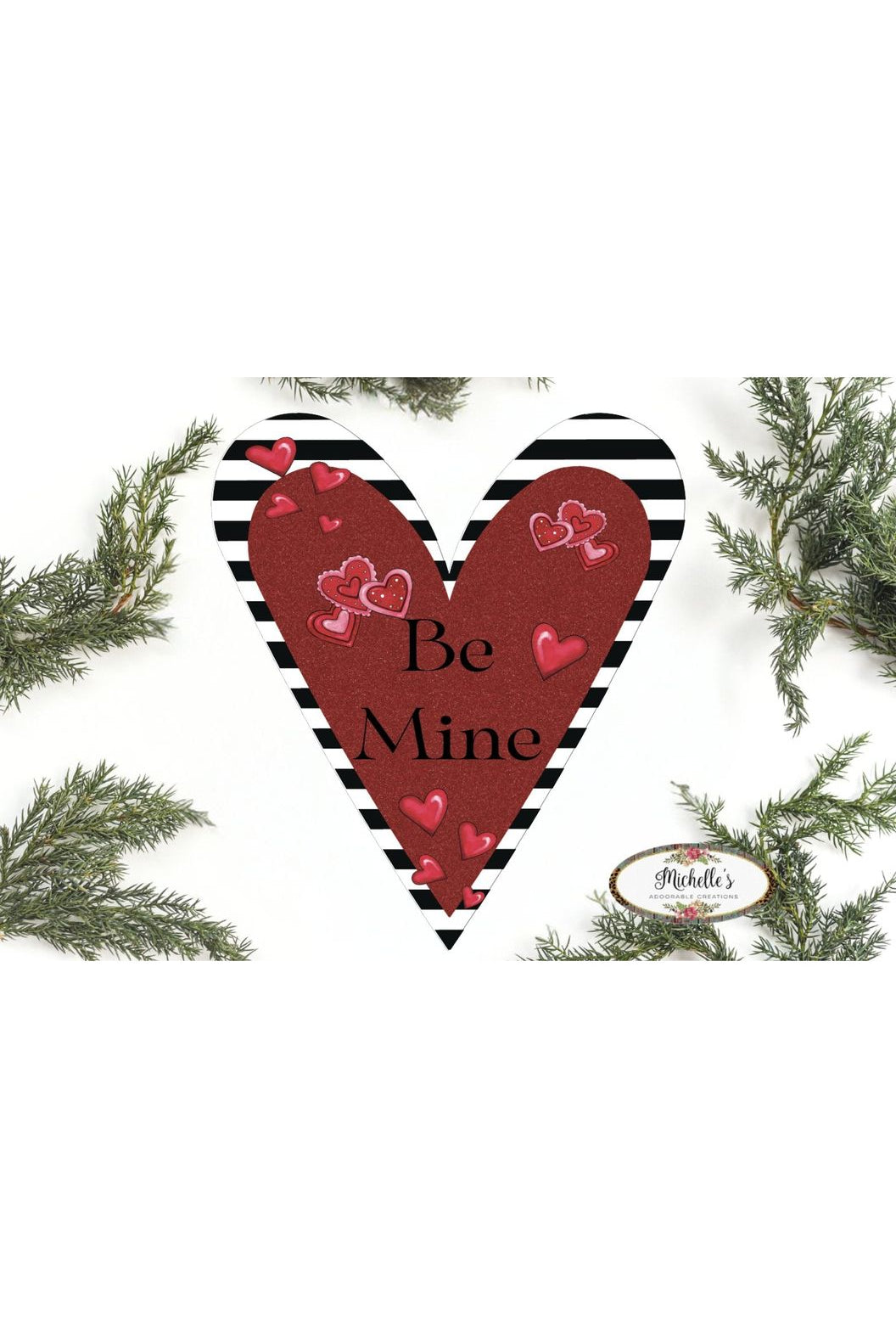 Shop For Be Mine Heart Valentine Day Door Hanger