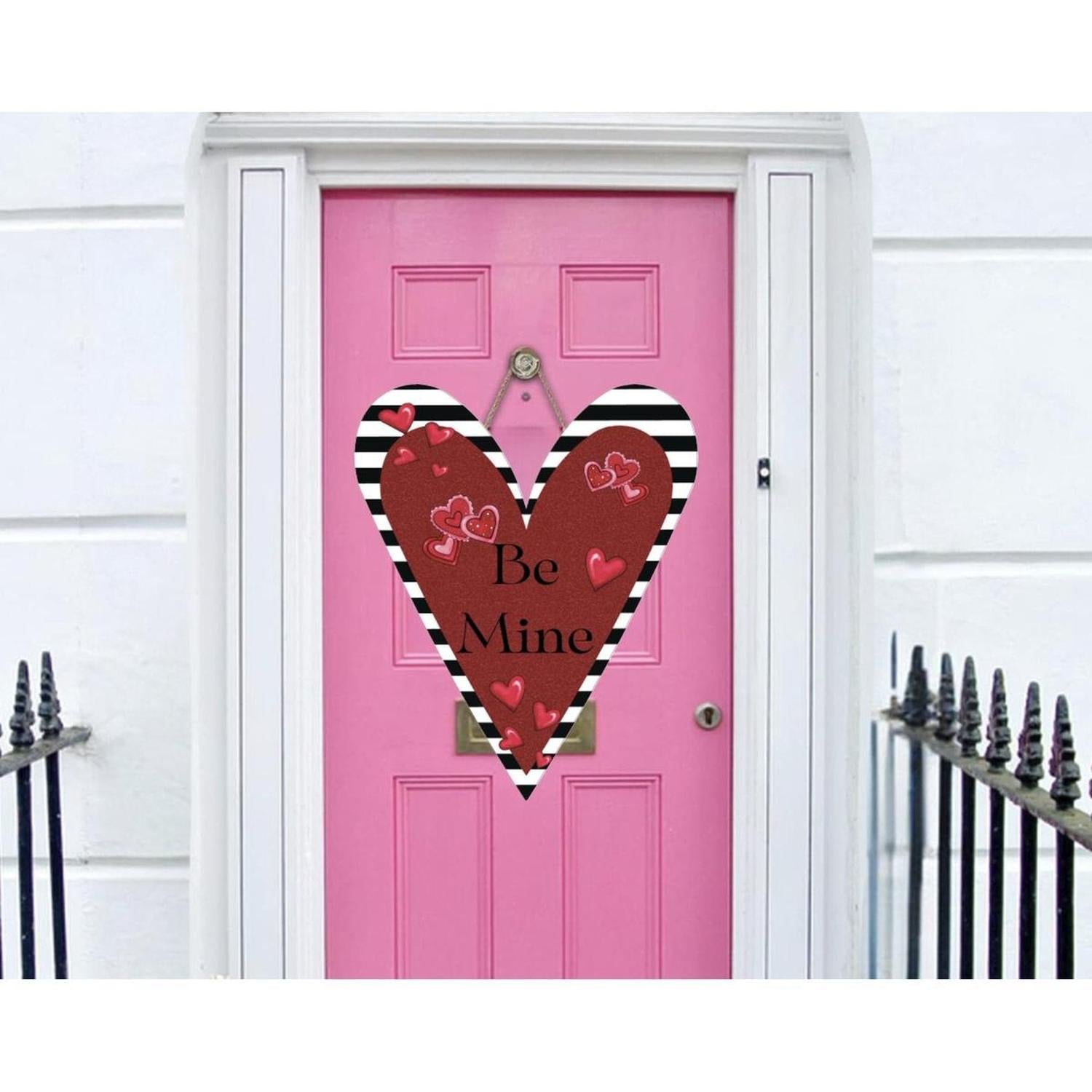 Be Mine Heart Valentine Day Door Hanger