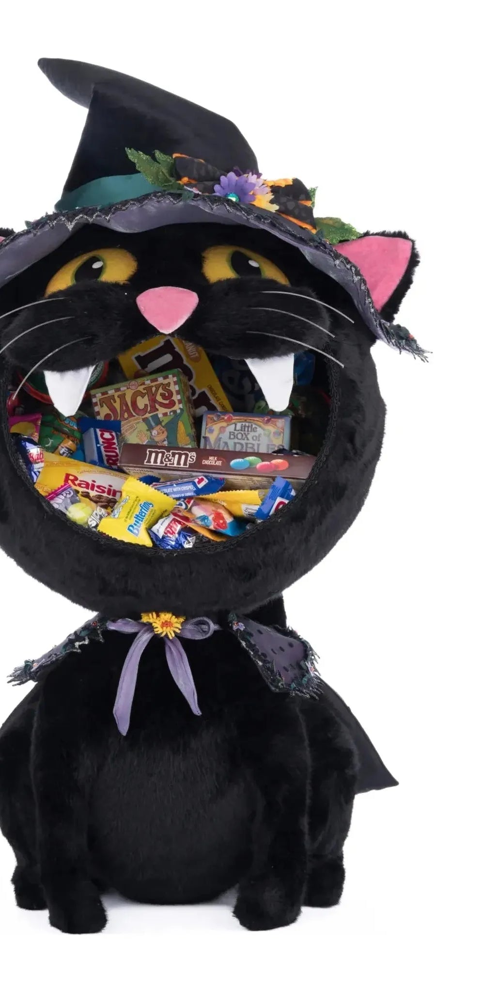 Black Cat Candy Container - Michelle's aDOORable Creations - Halloween Decor