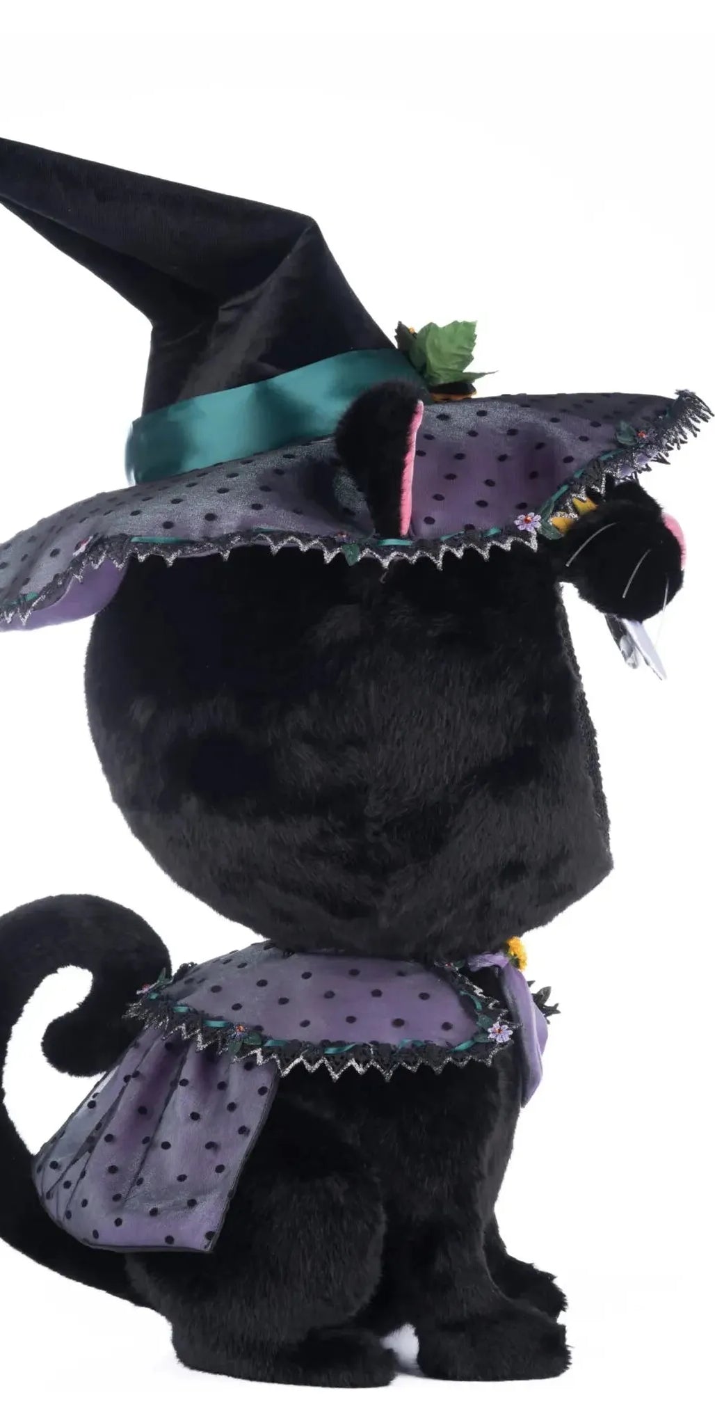 Black Cat Candy Container - Michelle's aDOORable Creations - Halloween Decor
