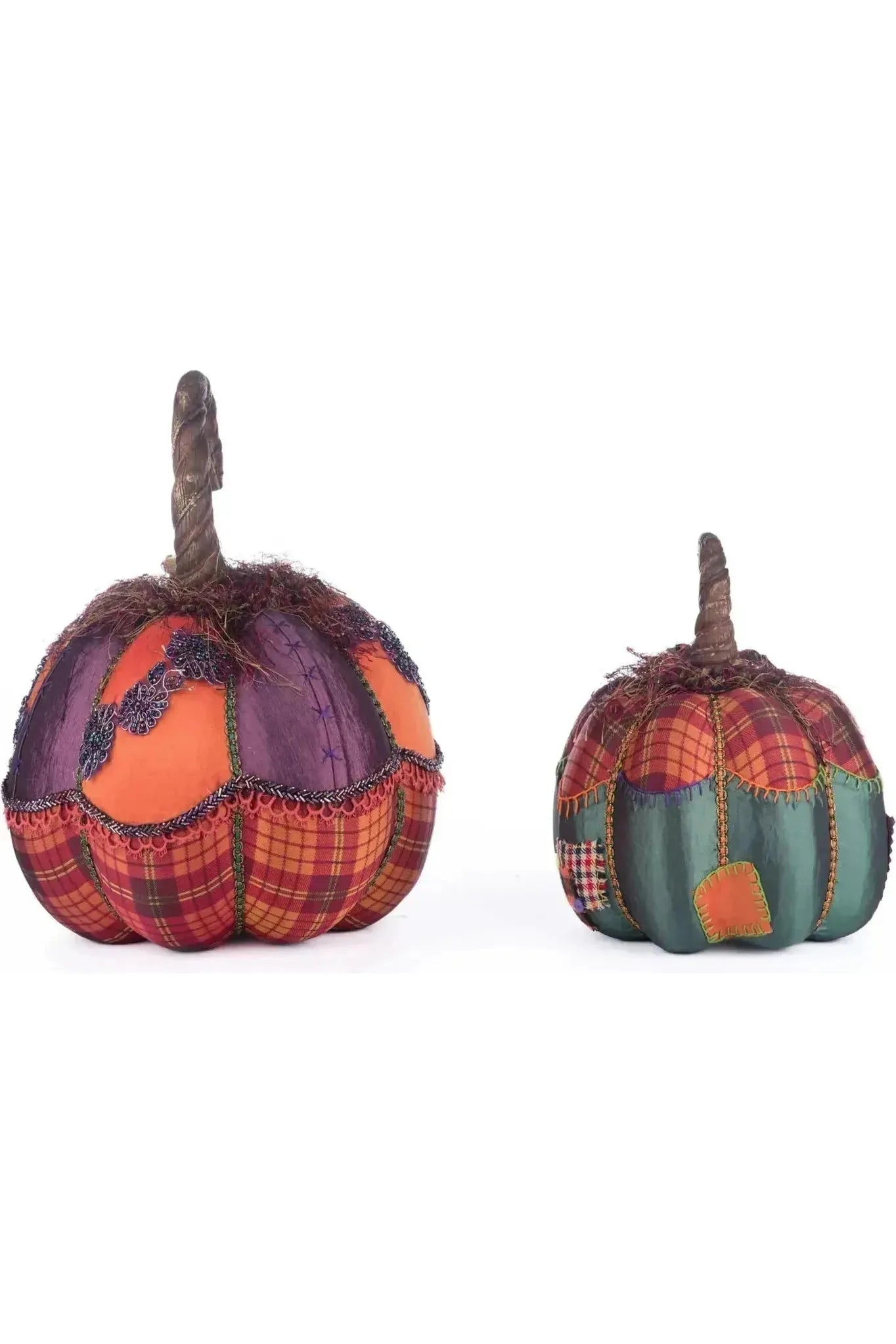 Shop For Broomstick Acres Pumpkins Set Of 2 at Michelle's aDOORable Creations