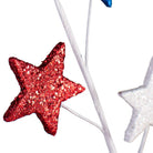 28" Glitter Star Spray: RWB