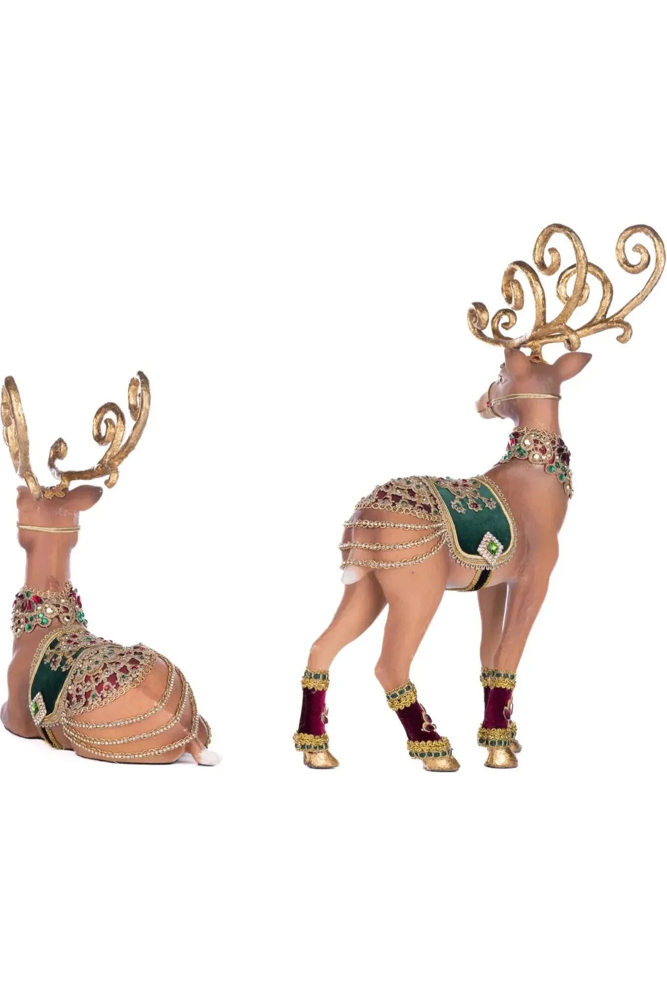 Shop For Christmas Castle Deer Assortment of 2 28-428542