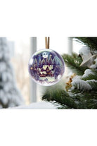 Shop For Christmas Star Night Snow Globe - Wreath Enhancement at Michelle's aDOORable Creations